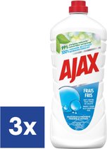 Ajax Fris Allesreiniger - 3 x 1.25 l