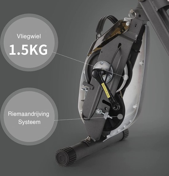 Ultrasport F-Bike 150 zonder rugleuning, hometrainer, fitnessfiets, blauw