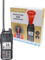Himunication HM360 MAX Handheld Marifoon - VDES 2023 - ATIS, DSC, GPS - IPx8 - VHF - Zwart