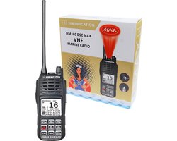 Himunication HM360 MAX Handheld Marifoon - VDES 2023 - ATIS, DSC, GPS - IPx8 - VHF - Zwart