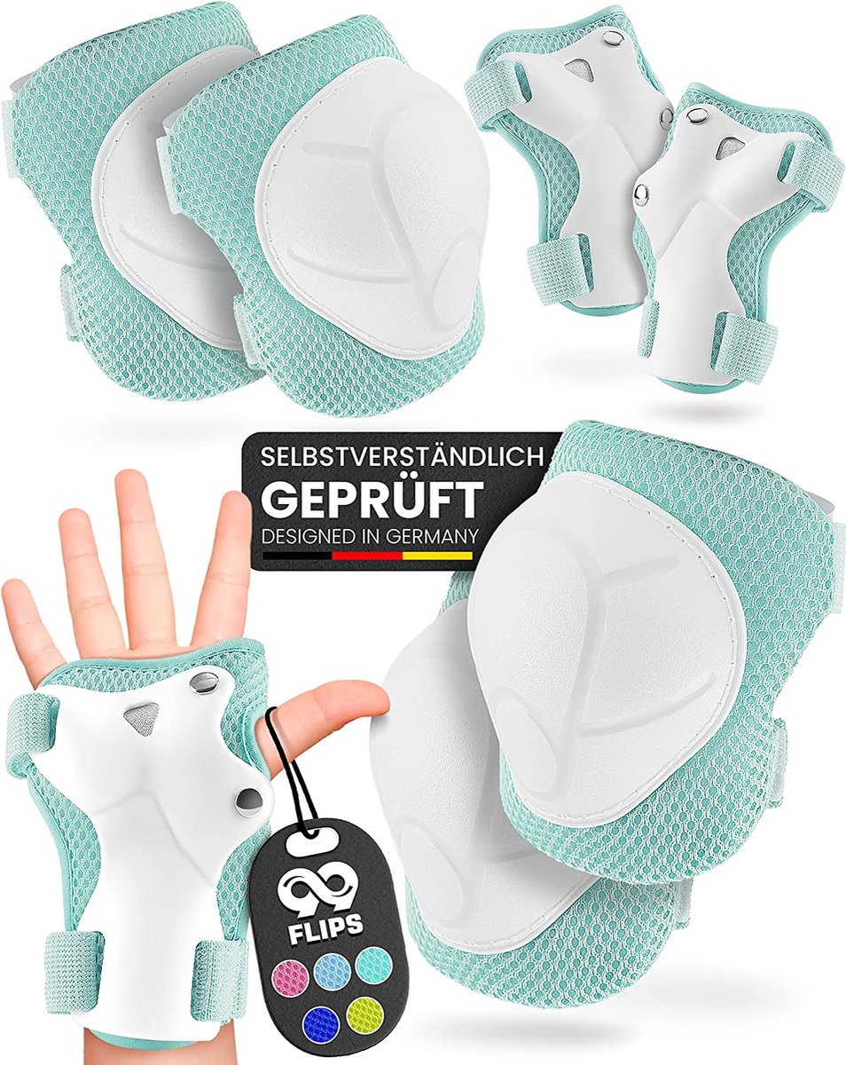 Beschermende accessoires voor inlineskaters / beschermers voor kinderen en volwassenen \ Child protectors - beschermerset voor skateboard, scooter, skaten, rijden, buitensport