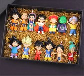 Dragon Ball Z - Set van 13 Anime Figuren - Beeldjes Poppetjes - Super Saiyan Son Goku Anime Figure Son Gohan Vegeta Broly Piccolo Majin Buu - 7 t/m 13 cm