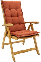 Madison - Coussin de chaise de jardin - 123cm x 50cm - Panama - Terra - Coussin de jardin