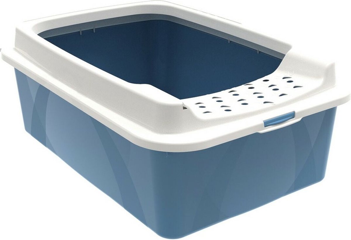 Kattenbak Rotho My Pet Bonnie Eco 56 X 17 X 40 Cm Blauw/Wit