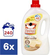 Détergent Omino Bianco Marseille - 6 x 2L / 40sc (240 lavages) - Pack économique