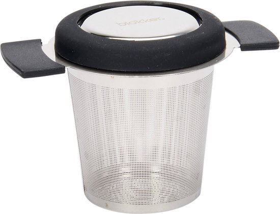 Dzmuero Theezeef, 2 Stuks Theefilters Van Roestvrij Staal Met Deksel En Inklapbare Handgrepen Fijnmazig Voor Losse Thee De Meeste Kopjes T Kommen 1305401676