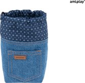 Amiplay Belonings tasje Denim blauw