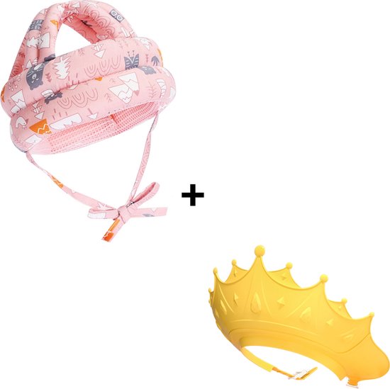 Qiblaou Baby Kopfschutz Mit Digitalem Geweih - 360° Schutz 0,5-3 Jahre