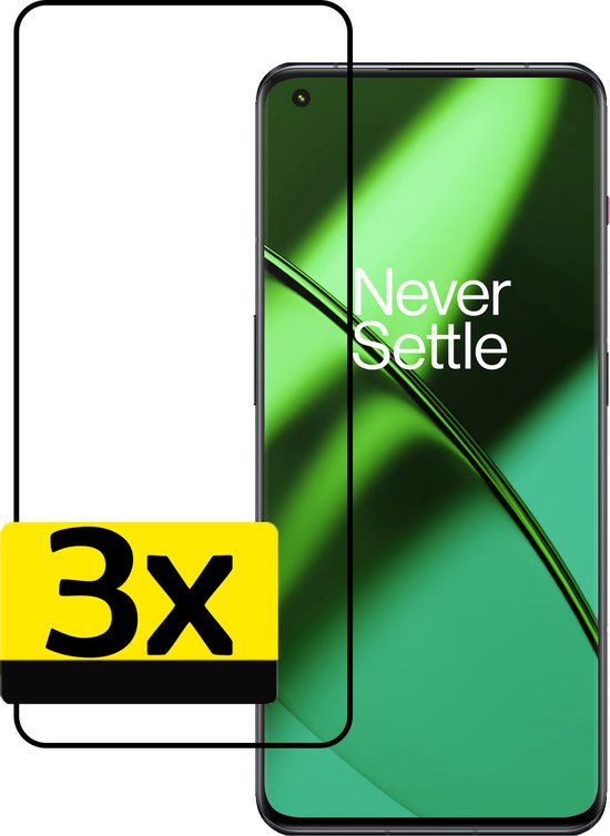 Pack 4 Pièces : Verre Trempé + Coque 3D Pour OnePlus 11 5G - Protection écran Complète - Neuf