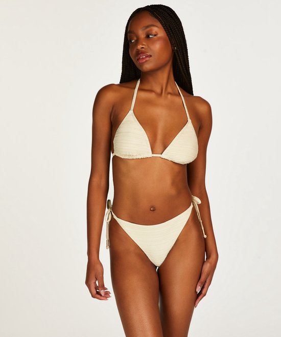 Hunkemoller Seychelles lurex triangle bikinitopje Dames Bikinitopje