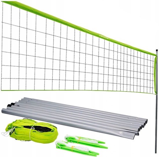 Dunlop multifunctioneel sportnet - lengte 609 cm - volleybal-, badminton-, en tennisnet