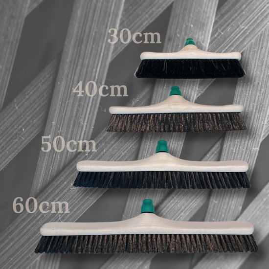 Sorex Binnenbezem kop - kokoshaar - 40 cm - zachte bezem - Bezem