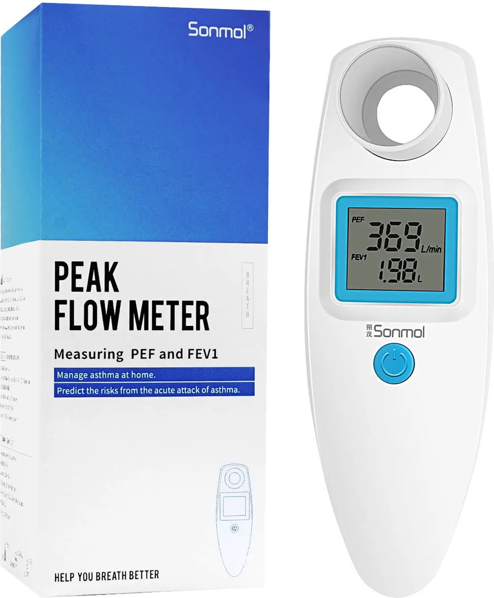 Peak Flow meter - Longmeter - astma-management - digitaal