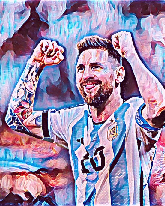 Messi 2 - Poster - 70 x 100 cm