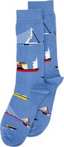 Alfredo Gonzales Rotterdam Chaussettes AG-Sk-ROT-01 113 Blue/Rouge M(42-45)