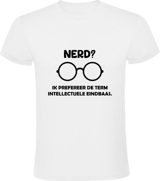 Grappig Nerd T-shirt Heren - Cadeau voor Student of IT’er - Geslaagd / Afstuderen