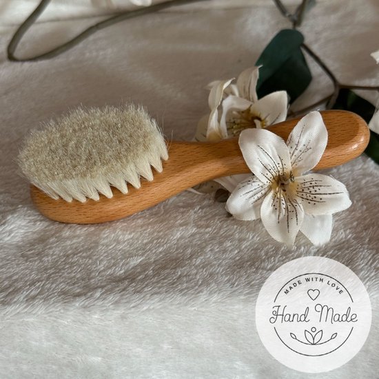 Baby Geboorte Set - Baby Speelgoed - New Born Set - Geschenk Set - Kraamcadeau - Babyshower - Gender Reveal Party - Bijtring - Handgemaakt - Natuurlijke Materialen - Speenkoord - Konijn — afbeelding 3