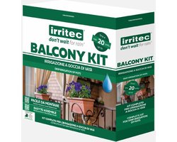 Irritec irrigatie set compleet - balkon - micro irrigatie - 20 druppelaars