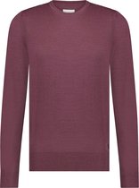 State of Art - Half Zip Wol Mix Bordeaux Rood - Heren - Maat M - Modern-fit