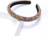 Juwelen Diadeem Gekleurde Mix - Dames diadeem met strass - Elegante haaraccessoires hoofdband met rhinestones