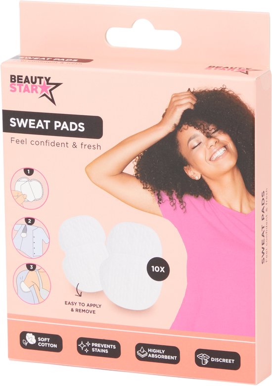 Foto: Zweet bescherming zweet absorberende pads 10 stuks anti transpiratie pads sweat pads anti zweet stof anti transpireren oksel pads anti transpirant watten