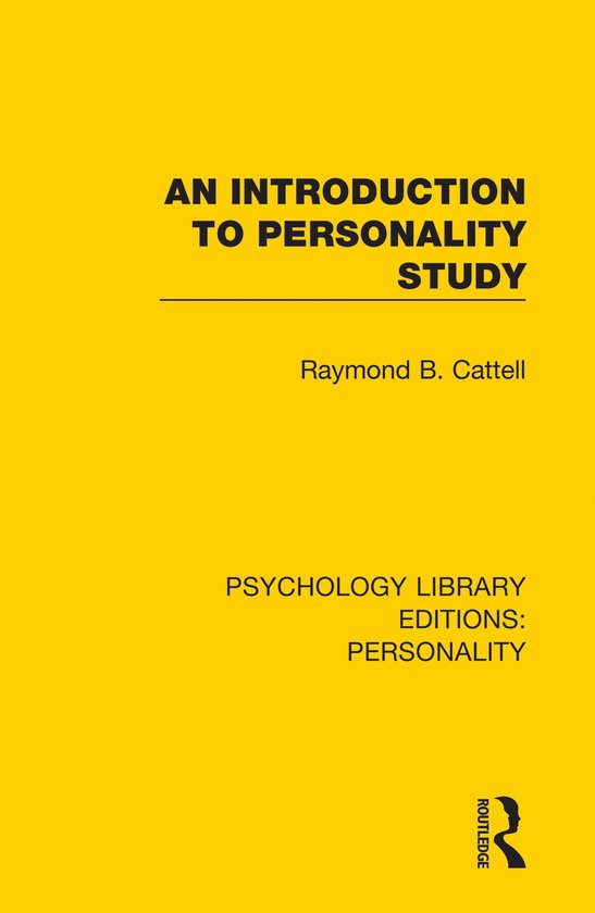 Psychology Library Editions: Personality-An Introduction to  ... - cover