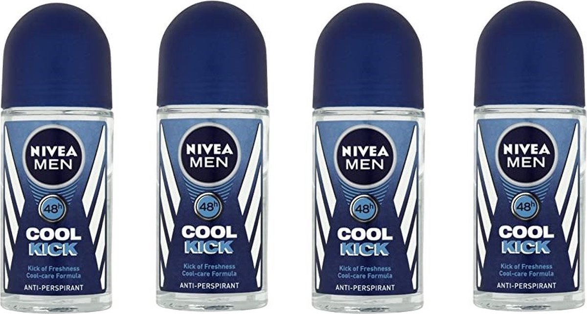 Goedkoopste NIVEA Deo Roller - Cool Kick - 4 x 50 ml