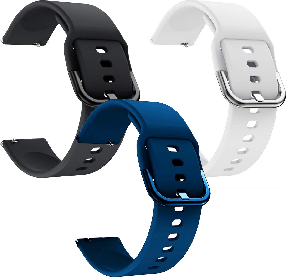 Set van 3 Silicone bandjes voor Samsung Watch 20mm 3pcs Always