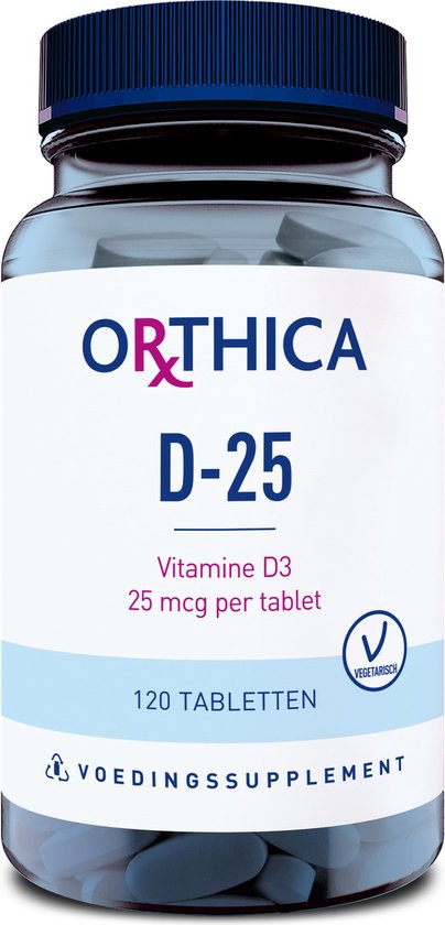 Foto: Orthica d 25 voedingssupplement 120 tabletten