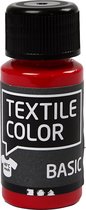 Textielkleur, primair rood, 50 ml/ 1 fles