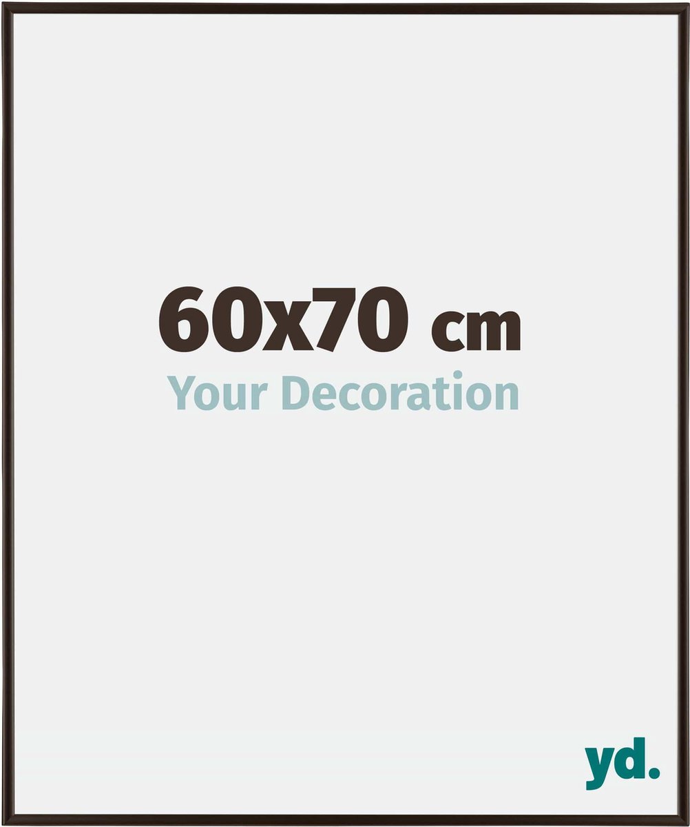 yd. Your Decoration - Fotolijst 60x70 cm - Kunststof - Antraciet - Evry