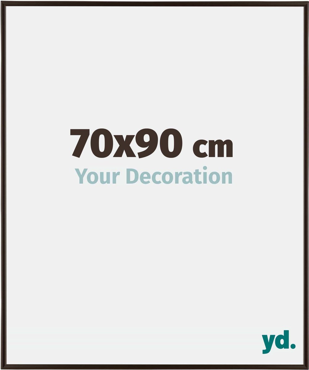 yd. Your Decoration - Fotolijst 70x90 cm - Kunststof - Antraciet - Evry