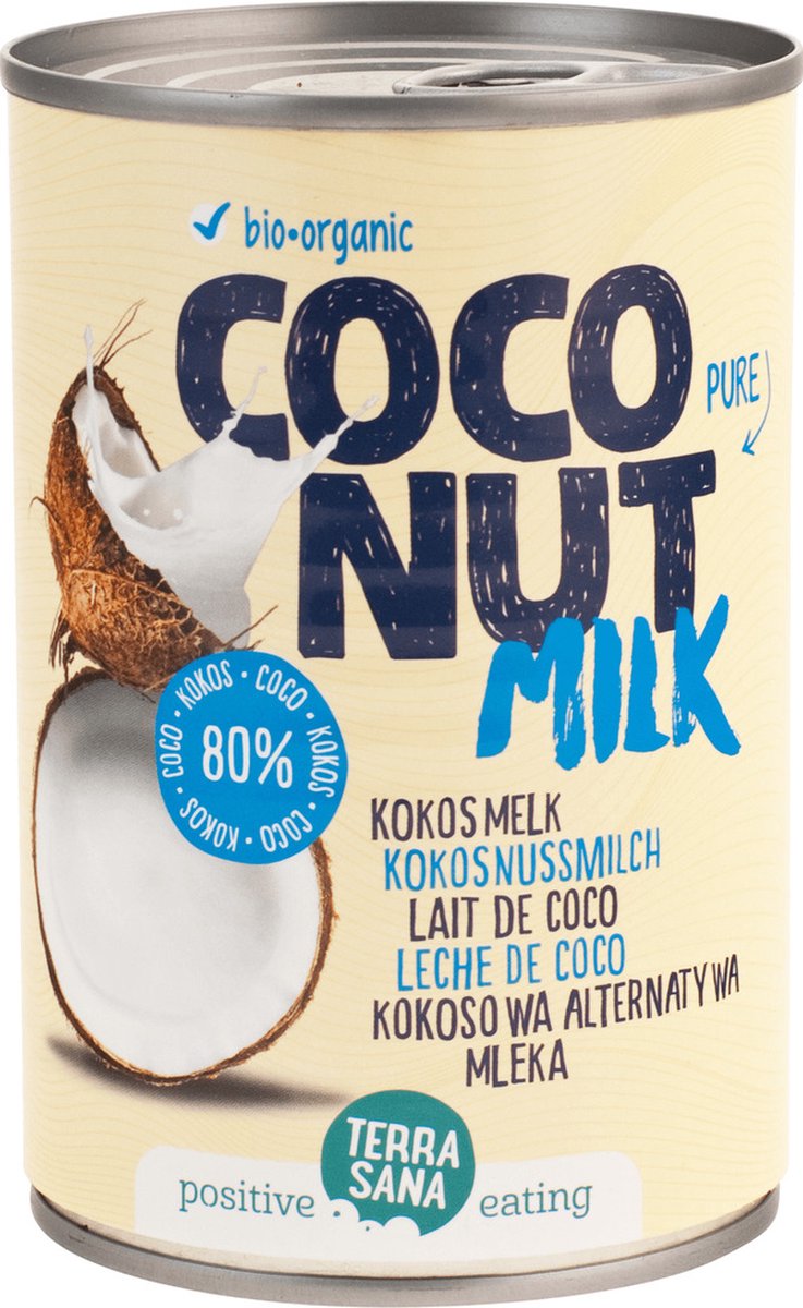 Goedkoopste Terrasana Kokosmelk 22 Vet