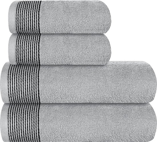 Komfortec Set van 2 Handdoeken 80x200 cm - 100% Katoen - XXL Saunahanddoeken - Badlaken - Strandlaken - Badhanddoek- Douchelaken - Zacht - Hoge Absorptie - Sneldrogend - Lichtblauw Komfortec Set van 2 Handdoeken 80x200 cm - 100% Katoen - XXL Saunahanddoeken - Badlaken - Strandlaken - Badhanddoek- Douchelaken - Zacht - Hoge Absorptie - Sneldrogend - Lichtblauw