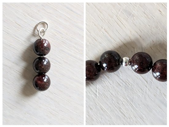 Feng Shui Pixiu Amulett Armband Natürliche Silberperlen Chakra Armband