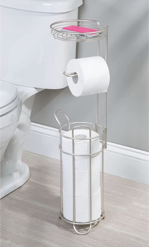 Porte-papier hygiénique sans perçage - porte-rouleau de papier toilette  pour la salle... | bol