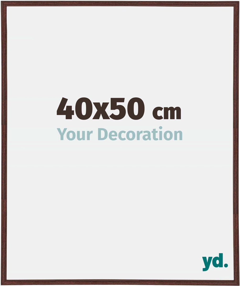 yd. Your Decoration - Fotolijst 40x50 cm - Kunststof - Bruin - Annecy