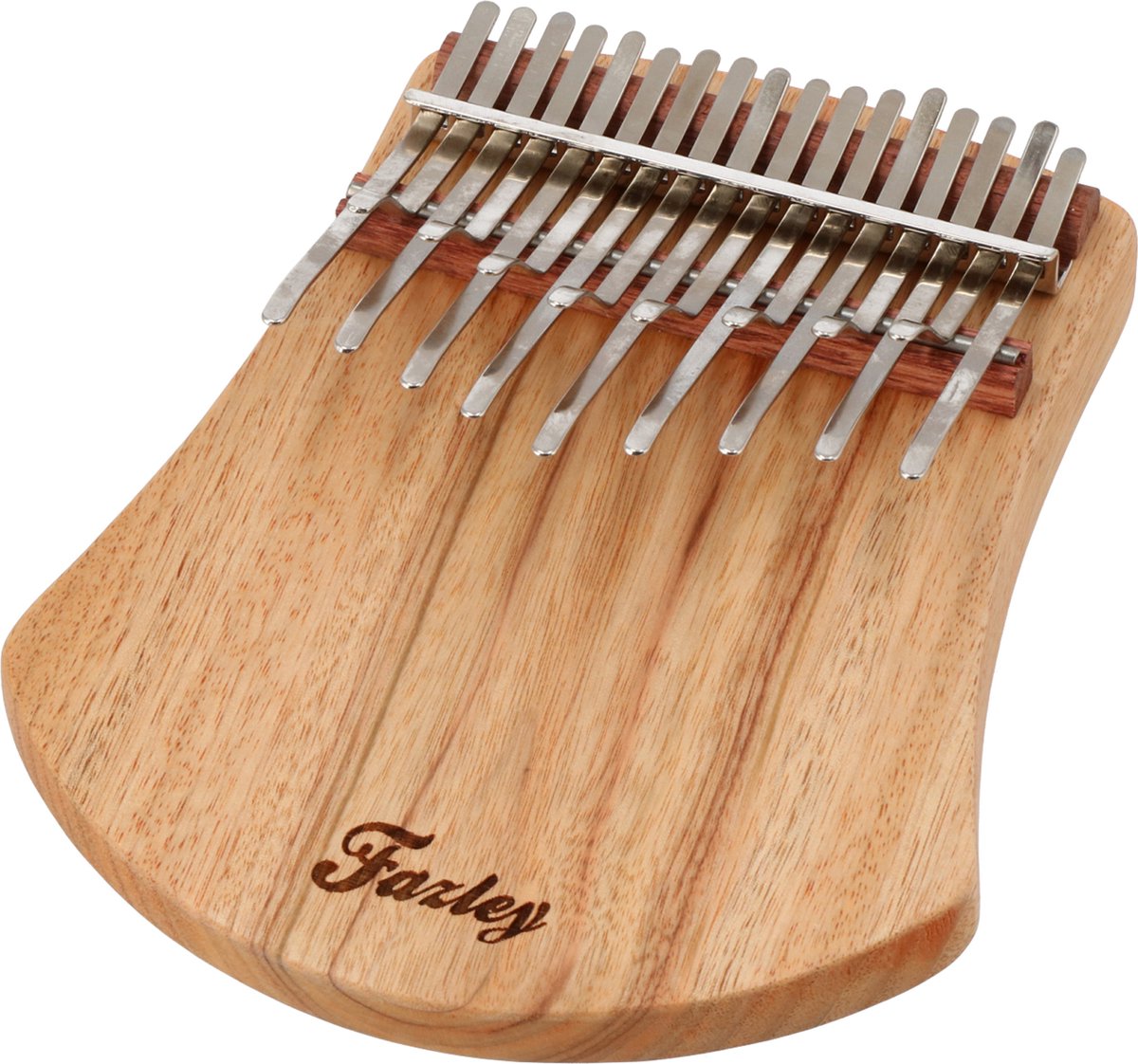 Fazley KLMB-C 17 Tone Kalimba kamfer hout naturel
