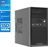 Intel Compleet PC | Intel Core i5 | 16 GB DDR4 | 1 TB SSD - NVMe | GTX 1650 | Windows 11 Pro + WiFi & Bluetooth