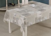 Tafellaken - Tafelzeil - Tafelkleed - Met Reliëf - Geweven kwaliteit - Soepel - Paris Montmartre - 140 cm x 200 cm