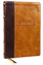 KJV, Center-Column Reference Bible with Apocrypha, Leathersoft, Brown, 73,000 Cross-References, Red Letter, Thumb Indexed, Comfort Print: King James Version