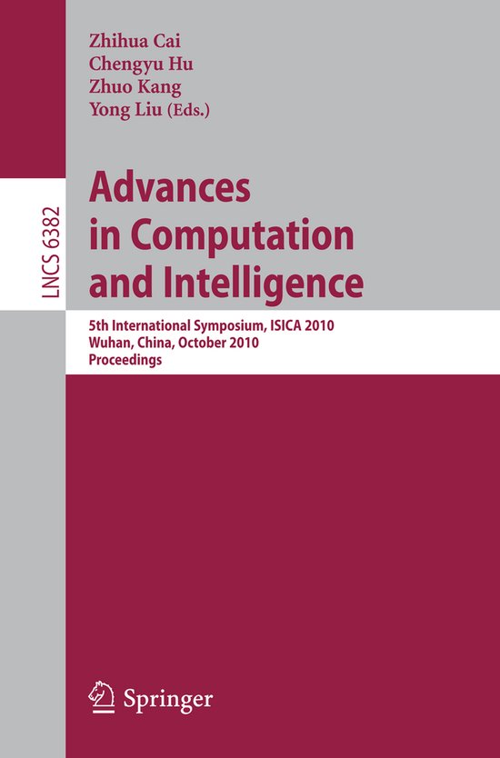 Advances in Computation and Intelligence - cover