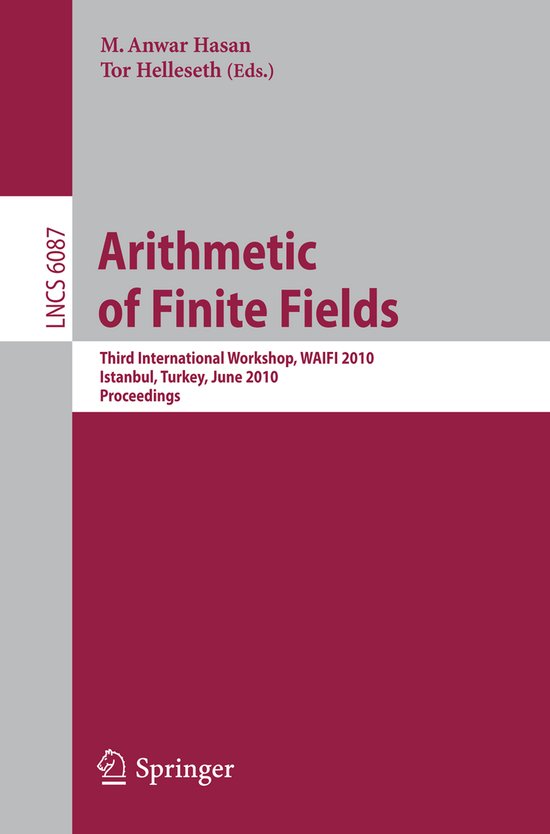 Arithmetic of Finite Fields - cover