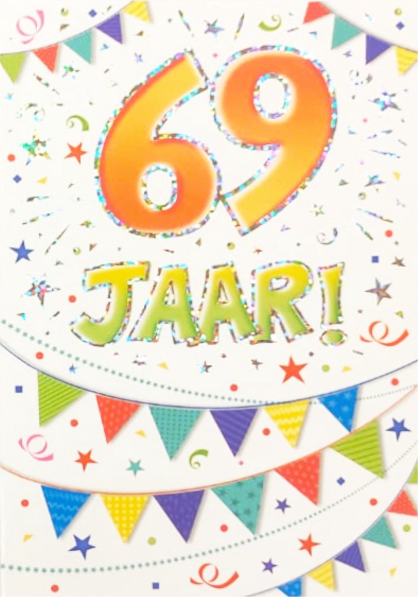 Verjaardagskaart - That Funny Age - 69 jaar - Met Envelop - Per stuk