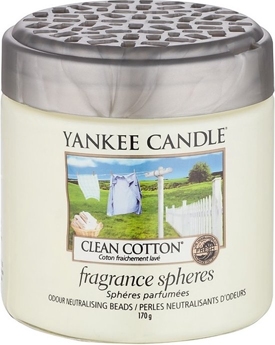 YANKEE CANDLE Clean Cotton, 170g - Perfumed pearls