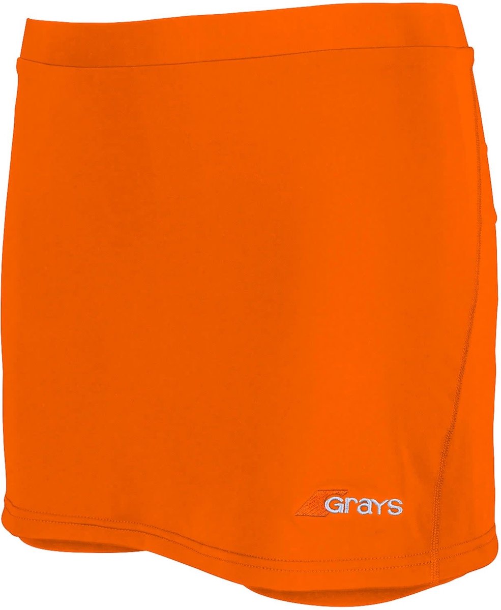Grays hockeykleding Apex Skort Jnr Fluo Oranje - maat 116
