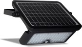 FlinQ Floodlicht- Solar Wandlamp - Solar Tuinverlichting - Zonne-energie - Bewegingssensor - Multifunctioneel -10W - Zwart