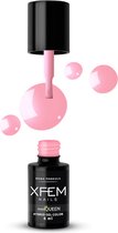 XFEM UV/LED Hybrid Gellak Lady Pink 6ml. #0165 - Roze - Glanzend - Gel nagellak