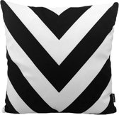 Sierkussen Novin Black | 45 x 45 cm | Katoen/Polyester