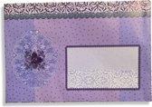 Enveloppes Colorées Luxe - 50 pcs - Lilas - B6 175X120 mm - 110grms